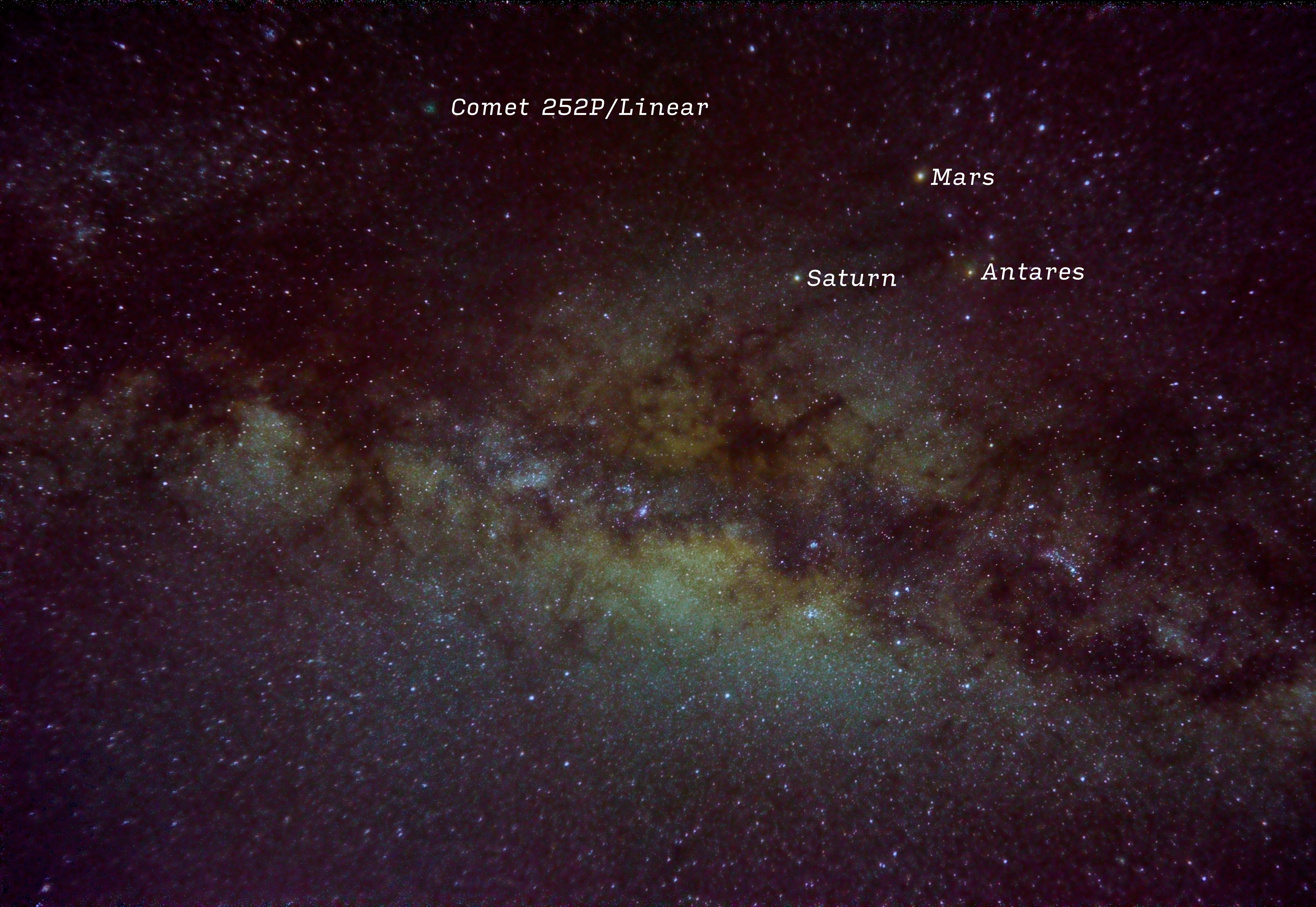 Planets, a Star and a Comet: Four Celestial Bodies Meet in Stunning Skywatching Image